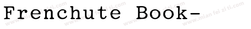Frenchute Book字体转换